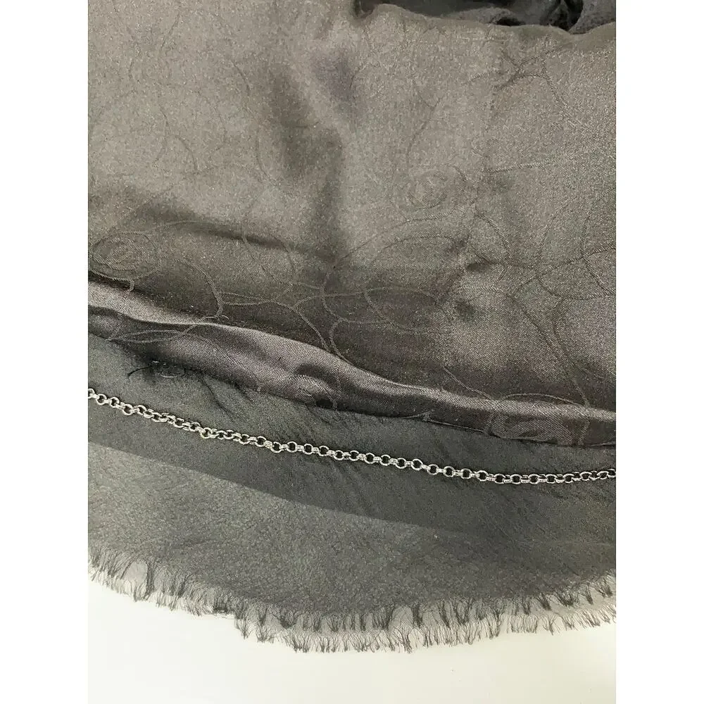 CHANEL wool black